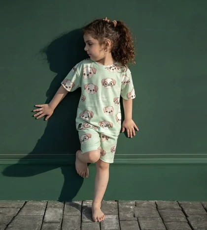 ست تیشرت و شلوار منزلی مادر و فرزند