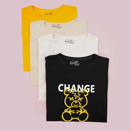 تیشرت زنانه طرح change