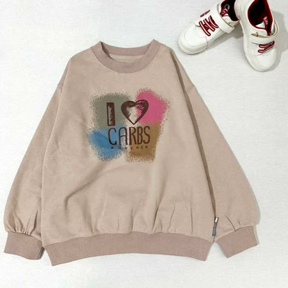 بلوزدخترانه دورس I LOVE CARBS اورجینال
