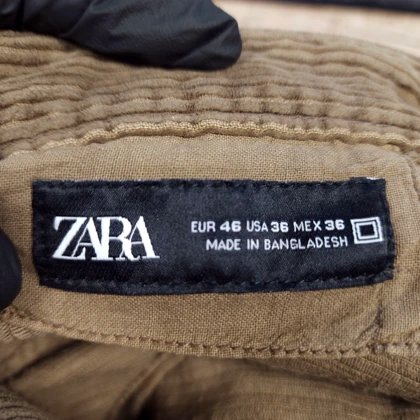 شلوار کبریتی کارپتنر بگ استایل بدون جنسیت ZARA کد 368