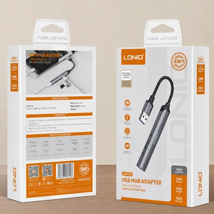 هاب USB الدینیو LDNIO مدل DS-44C چهار پورت