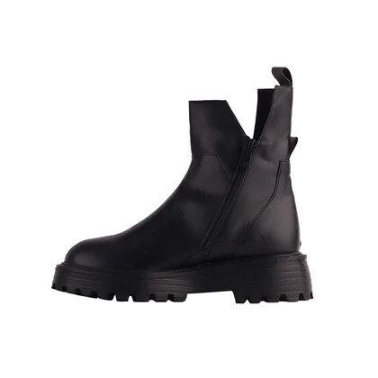 نیم بوت زنانه مدل لاله_مشکی کد 2164