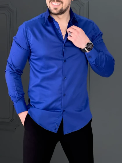 پیراهن 270203 AKOMOD آبی درباری