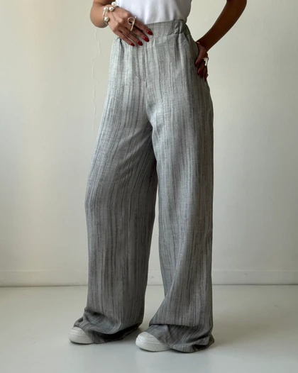 شلوار راه راه آبرنگی کد 200247