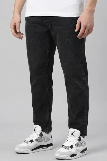 شلوار جین مام مردانه سنگ شور با کیفیت SM232