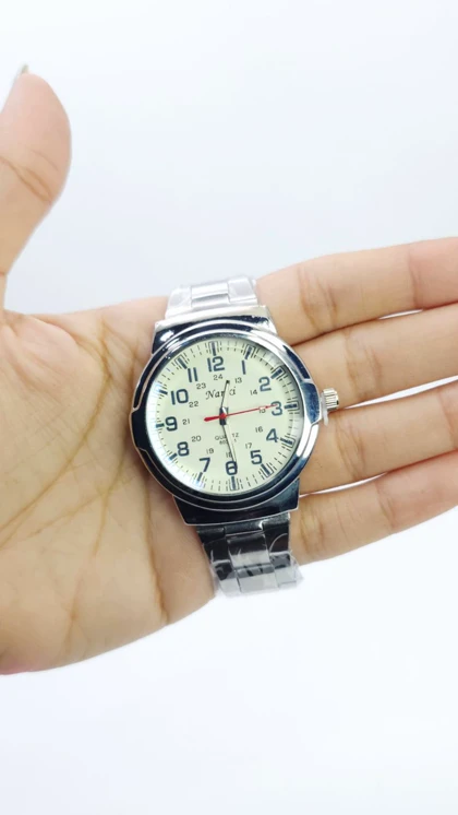 ساعت مچی مردانه نانسی Nanxi با موتور کوارتز و طراحی کلاسیک