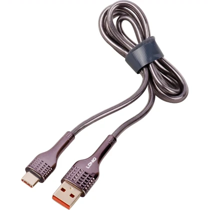 کابل شارژ تایپ سی الدنیو LDNIO مدل LS651 توان 30 وات 1 متر