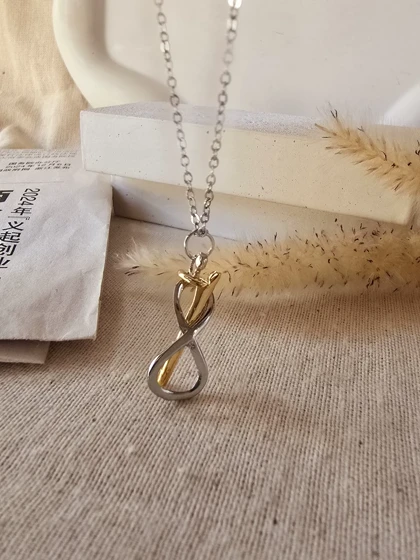 گردنبد آغوش استیل