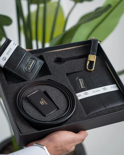 ست کیف و کمربند گوچی_کد4758