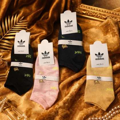 جوراب مچی فانتزی زنانه و دخترانه تدی 12 جفتی فری سایز