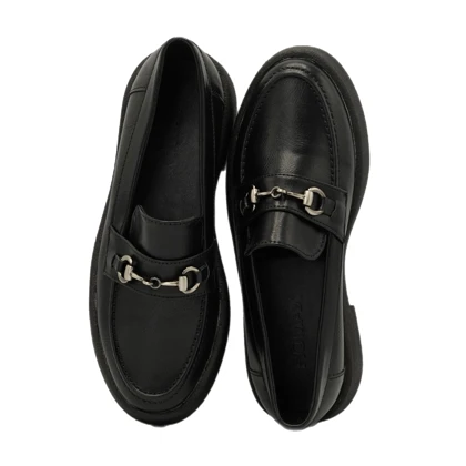 کفش کالج زنانه مدل Flat shoes-0080_black/creme