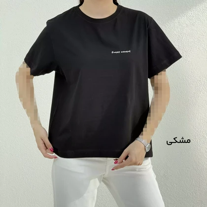 تیشرت زنانه پشت چاپی