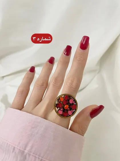 انگشتر طرح انار و هندوانه