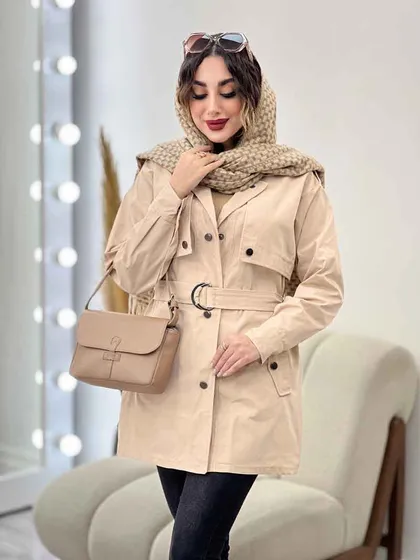 بارانی ژیله دار ساینا