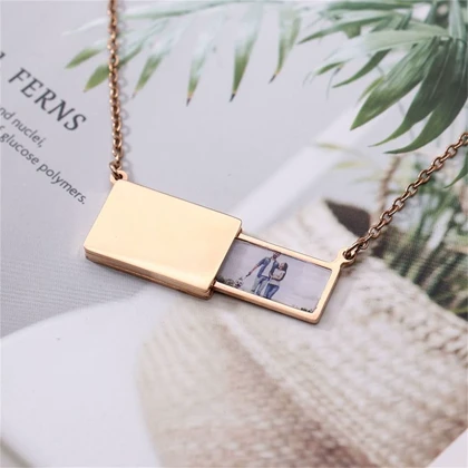 گردنبند پاکت نامه با امکان قراردادن عکس مخصوص ولنتاین