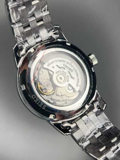 ساعت مچی سیکو پریسیج اتوماتیک صفحه مشکی اوپن هارت Seiko Presage