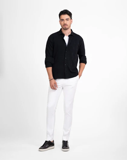 ام کی کالکشن پیراهن آستین بلند mk-6033-black