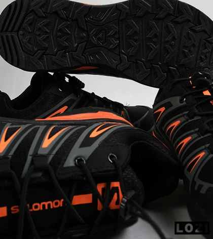 کفش کتانی مشکی طوسی نارنجی سالومون Salomon X ULTRA