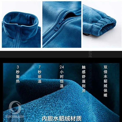 کاپشن دوپوش JACKWOLF مدل 552