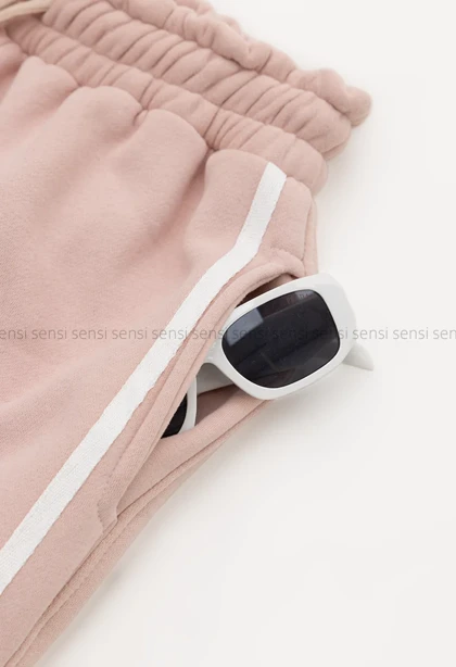 شلوار بگ بغل نواری کد1004279