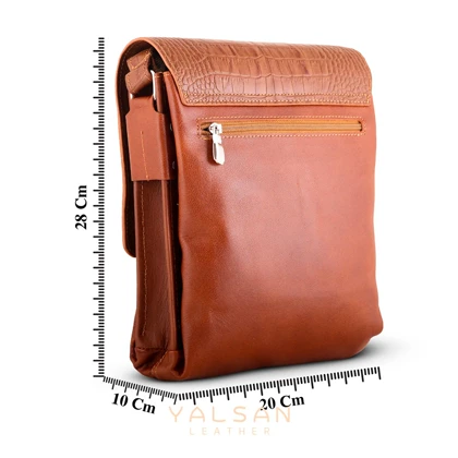 کیف دوشی مردانه چرم یلسان مدل رادمان کد 044-GC