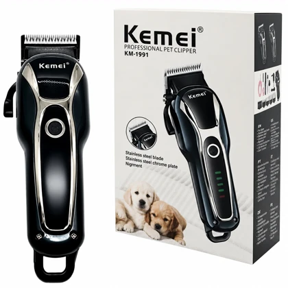 ماشین اصلاح موی حیوانات کمی Kemei مدل KM-1991 شارژی