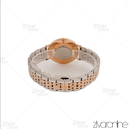 ساعت دنیل ولینگتون مردانه رزگلد نقره ای صفحه سفید خطی 104425