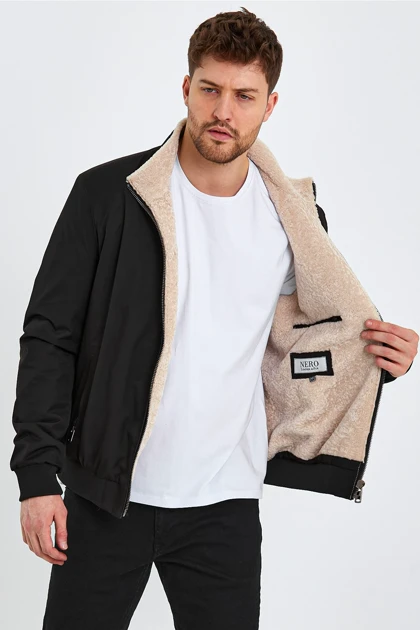کت و کاپشن مردانه nero-leather-fur nero-leather-fur