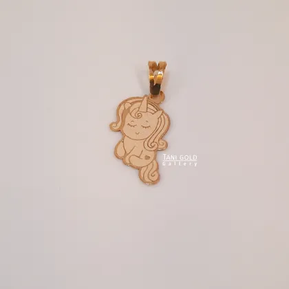 آویز یونیکورن لیزری مات-کد 248
