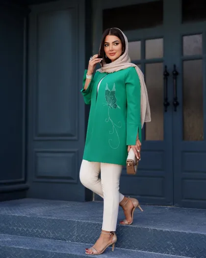 مانتو مدل پریناز کد 1001
