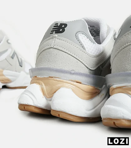 کفش کتانی مردانه طوسی سفید NEW BALANCE 9060