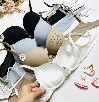 سوتین اسفنجی جکدار فنردار قلبی وارداتی