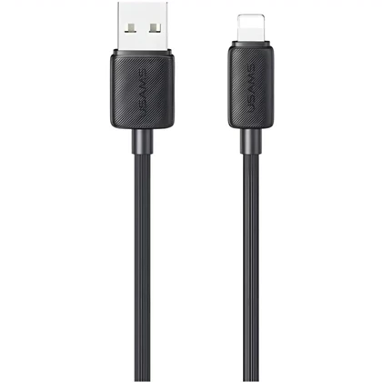 کابل لایتنینگ یوسامز USAMS مدل SJ689 جریان 2.4 آمپر 1.2 متر