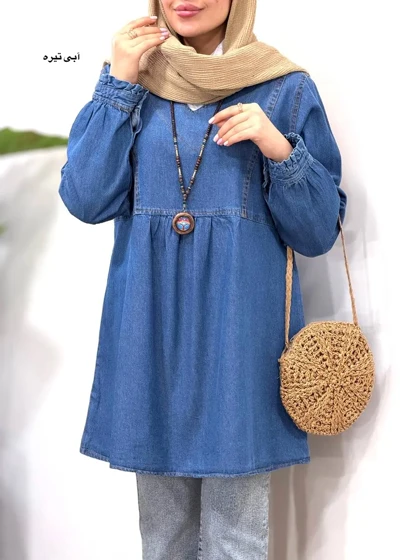 مانتو جین کاغذی نیکا 1(ایراد دار)