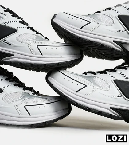 کفش کتانی مردانه سفید مشکی DIESEL S-SERENDIPITY SPORT مدل 5817