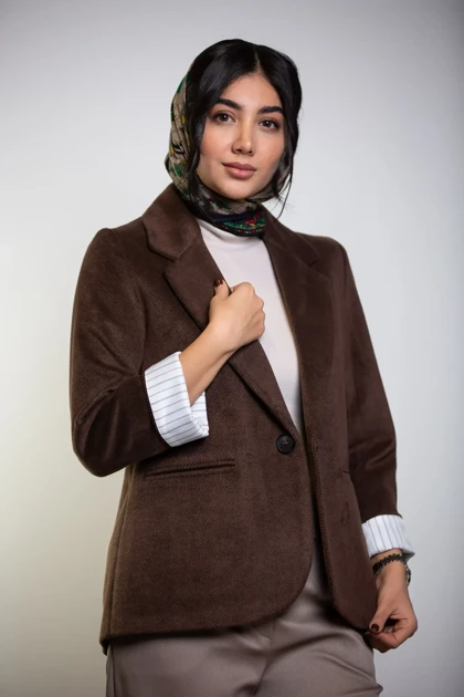 پالتو کت جناقی پشت چاک