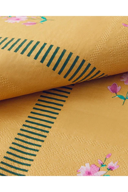 دستمال کاغذی 20 عددی English Home مدل Retro Blossom - نارنجی