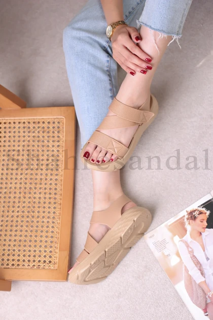 کفش صندل رکابدار زنانه ترلان