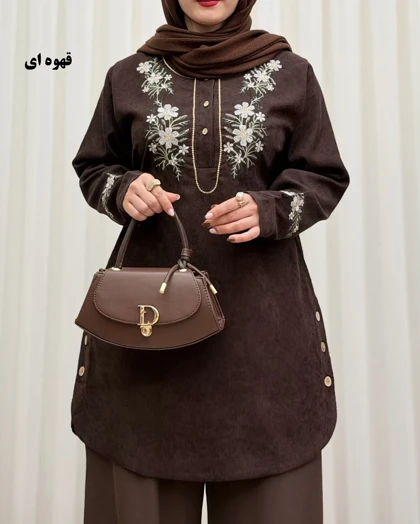 تونیک مانتویی دخترانه مدل سونیا