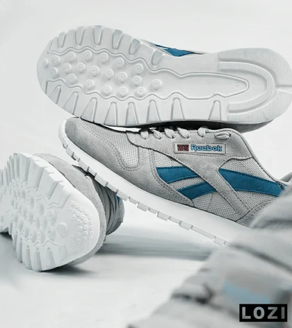 کفش کتانی طوسی آبی مردانه Reebok LEGACY