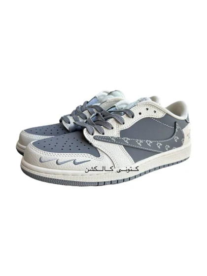 کتانی نایکی ایر جردن وان لو تراویس اسکات نورث فیس Nike Air Jordan 1 Low Travis Scott the North Face