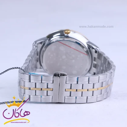 ساعت مچی سولیدا مردانه فلزی نقره ای طلایی G2134/7