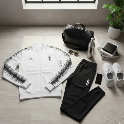 ست سویشرت شلوار یوونتوس مردانه مدل R77