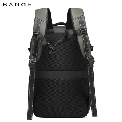 کوله پشتی لپ تاپ 15.6 اینچ مسافرتی ضد آب بنج BANGE BG-7876-1 طرح چمدان با دریچه وکیوم