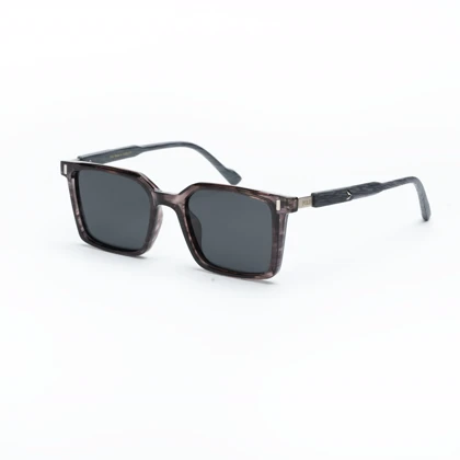 عینک آفتابی مردانه وزنانه پلاریزه پولو POLO مدل SG-25144باطراحی دسته طرح‌چوب وشیک