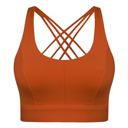 نیم‌تنه ورزشی زنانه ماییلدا مدل اسپورت پد ثابت پشت ضربدری کد 4848