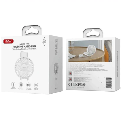 پنکه دستی و رومیزی شارژی تاشو ایکس او MF84