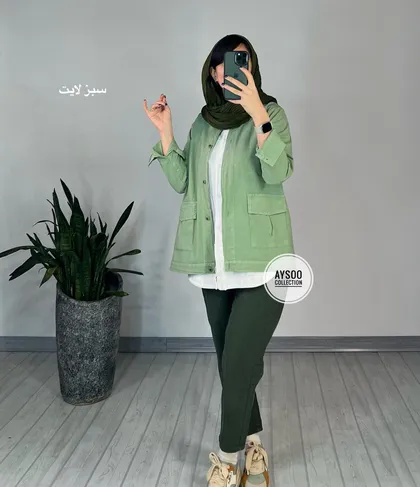 کت لینن مهتاب