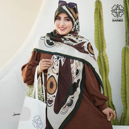 روسری نخ پنبه وال