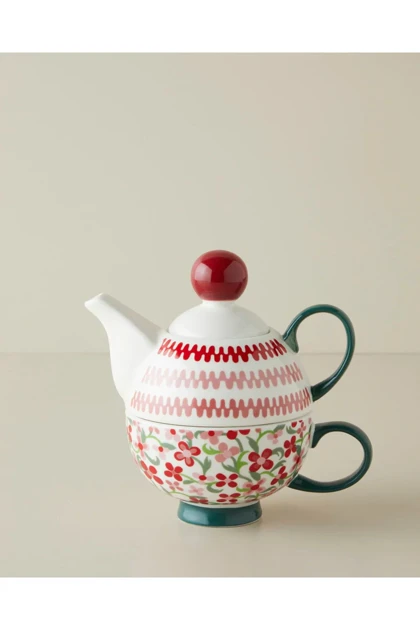 ست قوری English Home مدل Country Bloom New Bone China